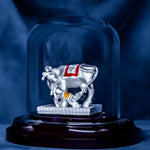 Load image into Gallery viewer, Kamdhenu Cow Murti in Pure 999 Silver
