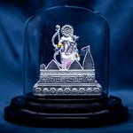 Load image into Gallery viewer, Ram Mandir with Shri Ram Murti in Pure 999 Silver
