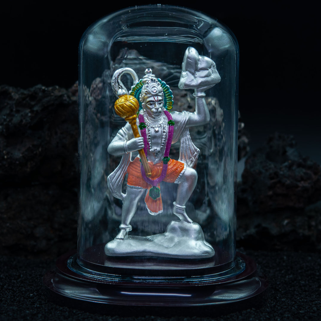 Hanuman Murti in Pure 999 Silver