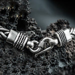 Load image into Gallery viewer, Dense rope silver chain bracelet
