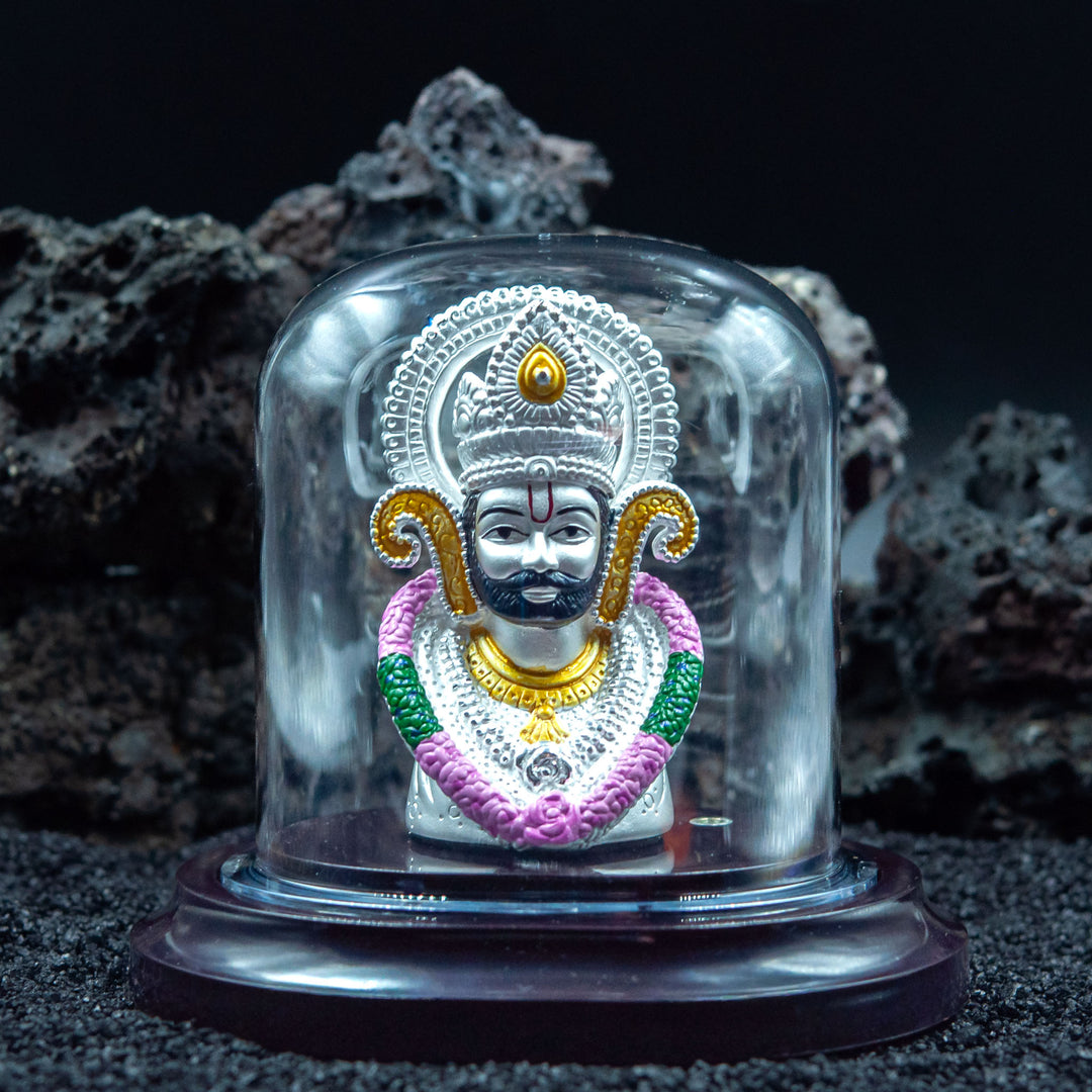 Khatu Shyam Ji Murti in Pure 999 Silver