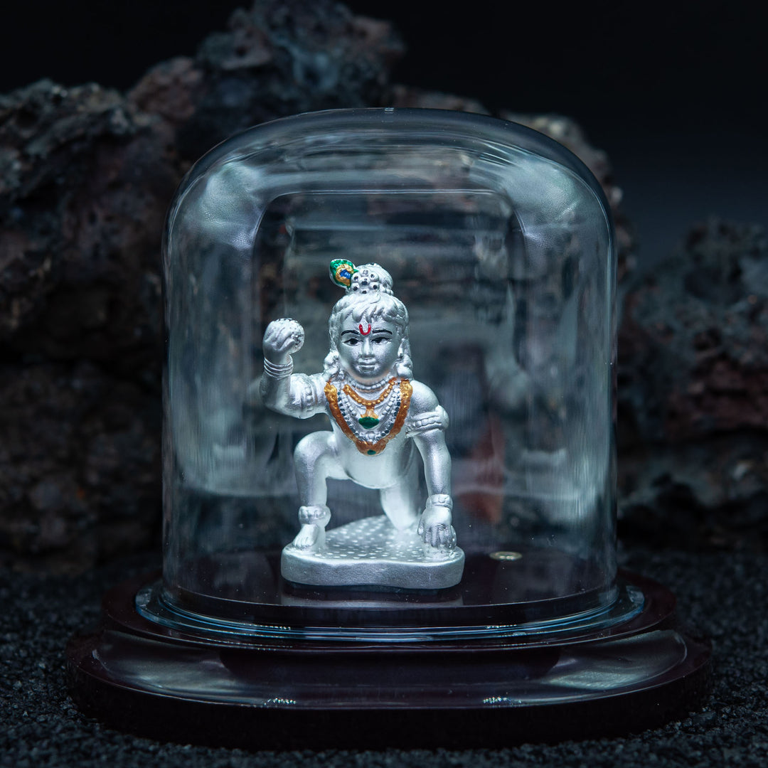 Bal Krishna Murti in Pure 999 Silver