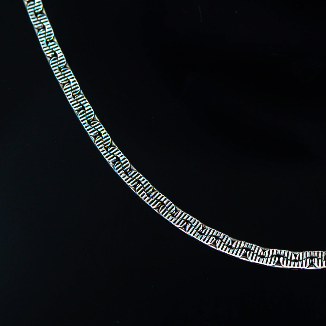 Sterling Silver Serpentine Chain