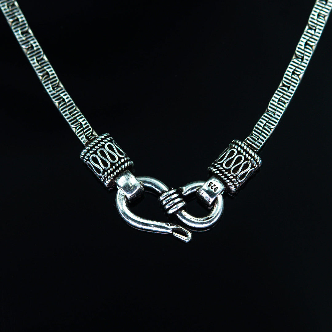 Sterling Silver Serpentine Chain