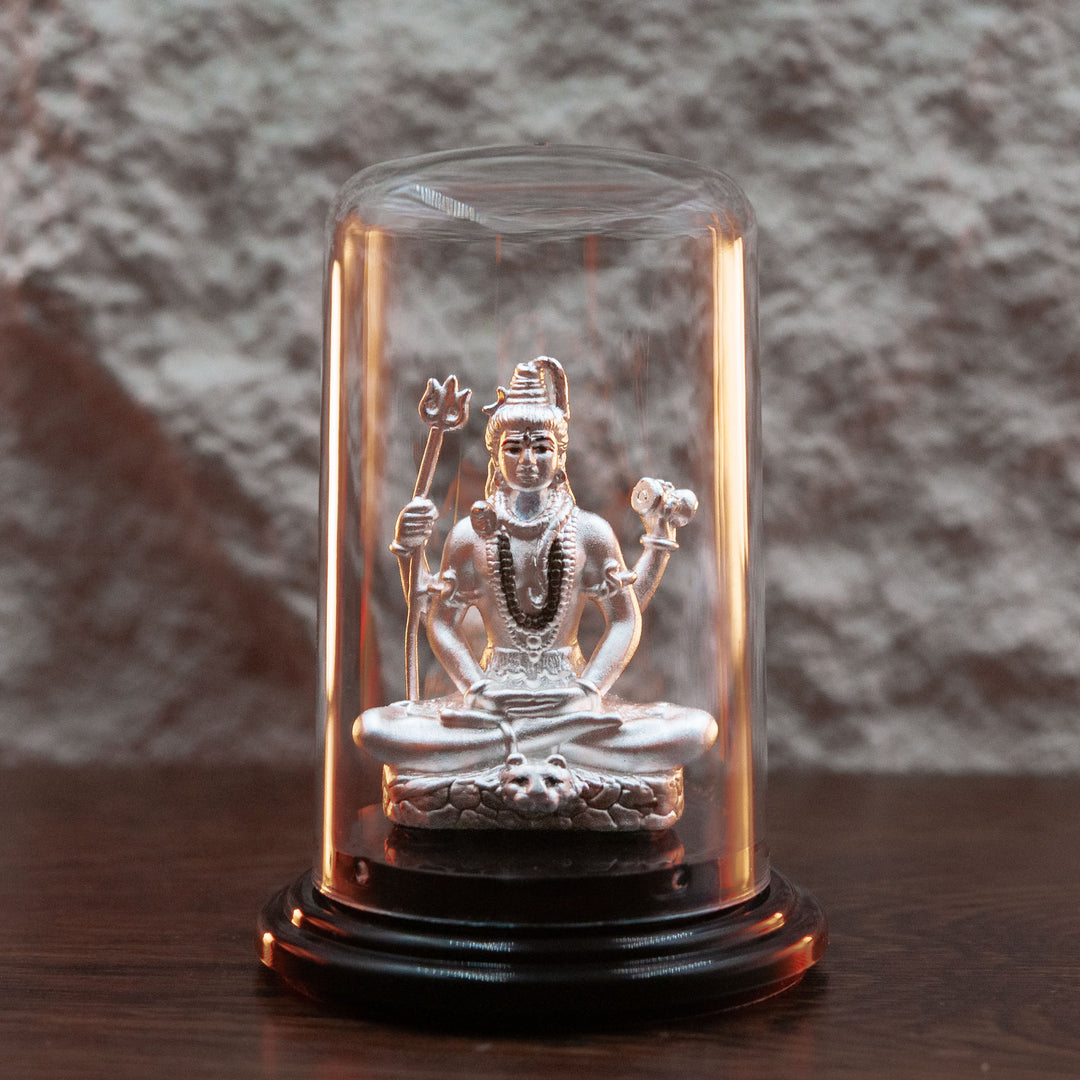 Shiv Ji Murti in Pure 999 Silver