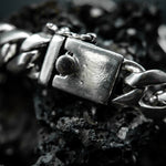 Load image into Gallery viewer, Lion face silver bracelet
