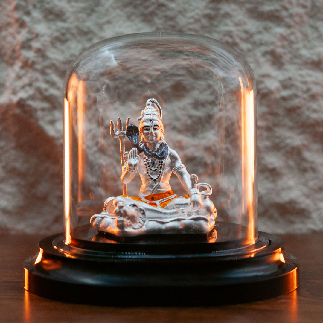 Shiv Ji Murti in Pure 999 Silver