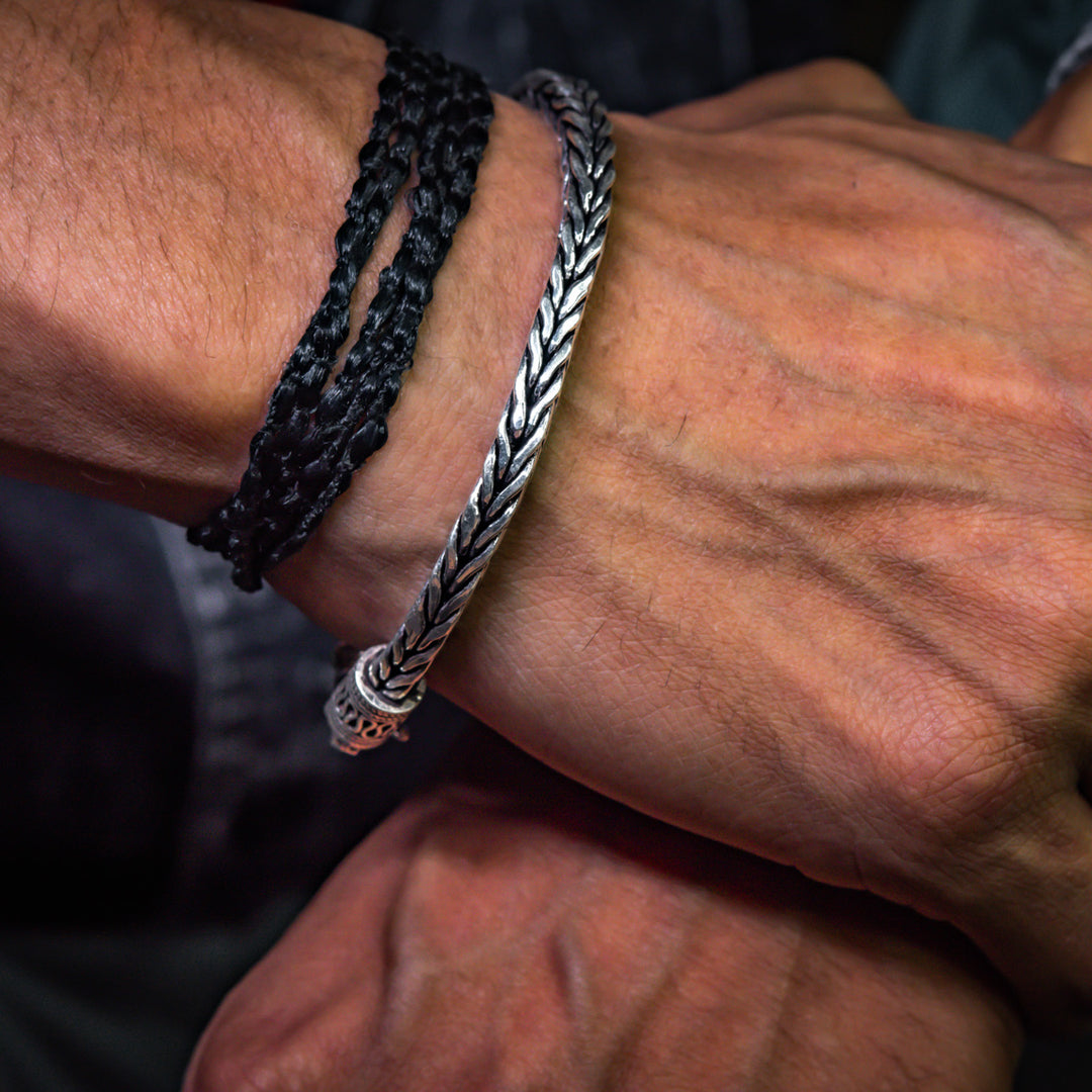 Mens cuban rope bracelet