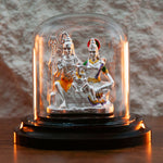 Load image into Gallery viewer, Shiv Parvati Murti in Pure 999 Silver
