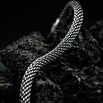 Load image into Gallery viewer, Fierce Snake Silver chain Bracelet
