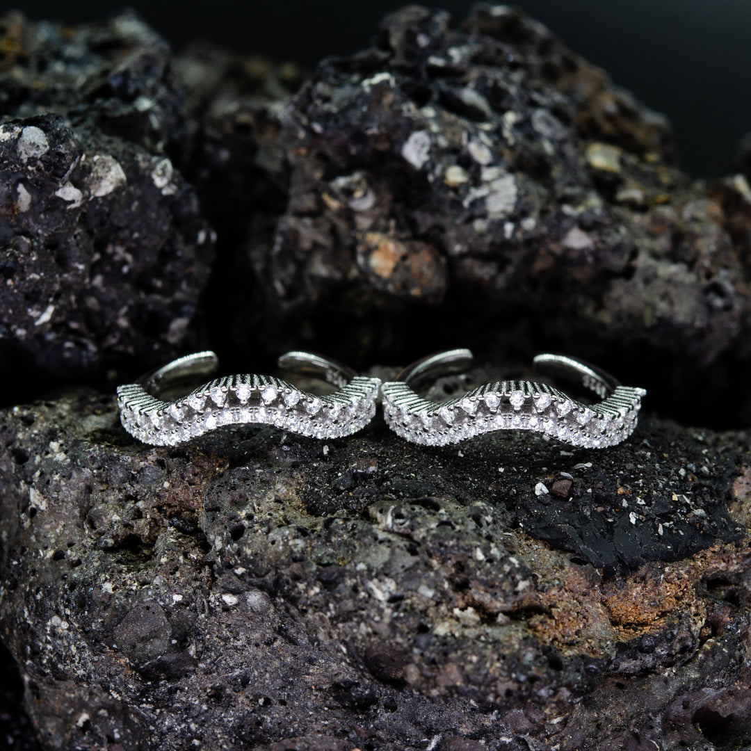 WaveGlow – 925 Silver Toe Ring