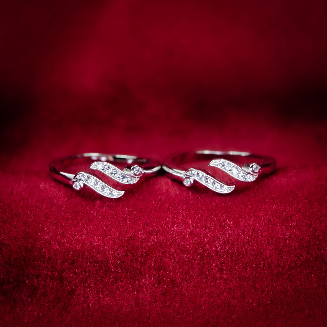 WaveLush – Silver Toe Rings