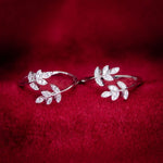 Load image into Gallery viewer, LeafWhisper – Silver Toe Ring
