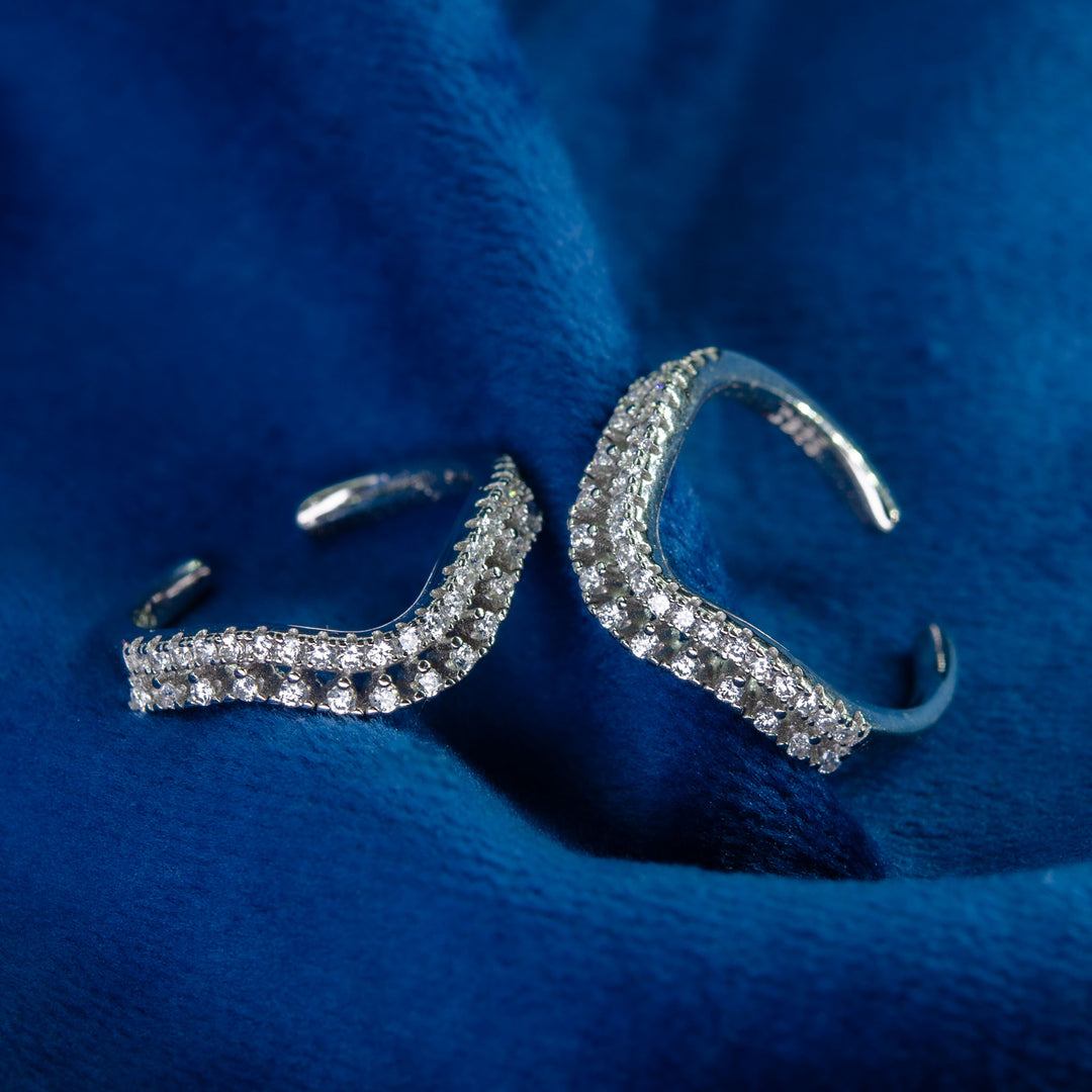 WaveGlow – 925 Silver Toe Ring