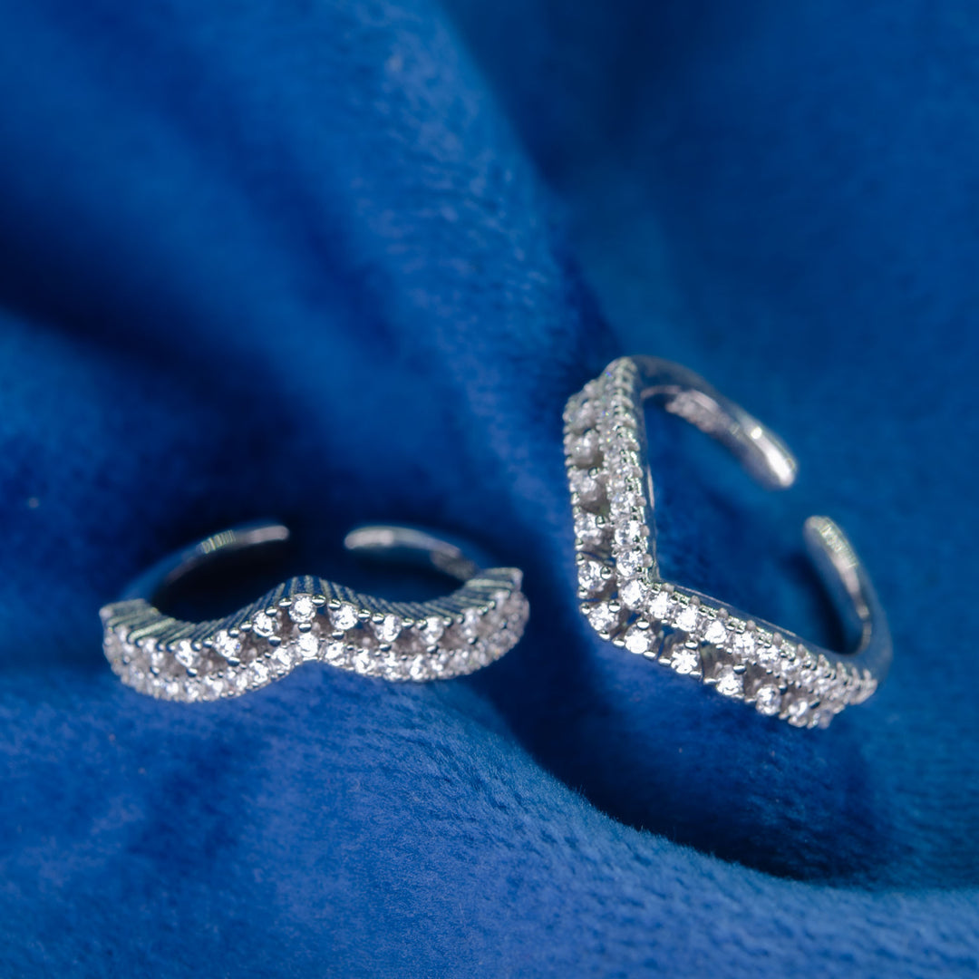 SparkleWave – 925 Silver Toe Ring