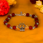 Load image into Gallery viewer, Tritatva – 925 Silver Rudraksha Bracelet
