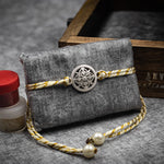 Load image into Gallery viewer, &quot;DIVINE BLOOMS&quot; Silver Rakhi for Brother
