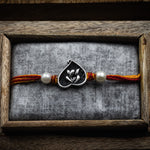 Load image into Gallery viewer, The Lord Ganesha Silver Rakhi
