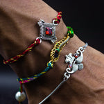 Load image into Gallery viewer, THE ROYAL CROWN” Silver Rakhi
