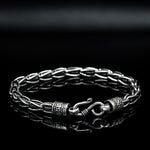 Load image into Gallery viewer, Bangle beaded silver bracelet
