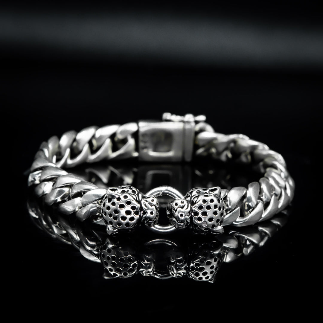 Silver Lion Bracelet